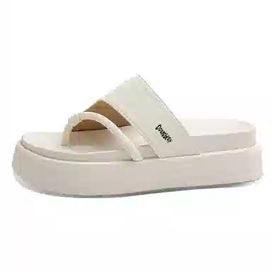 萌芽熊 时尚潮流 舒适百搭 静音防臭防磨防滑人字拖鞋 女款