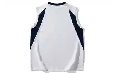 王者荣耀 李白款 美式复古插色休闲高街户外运动日常通勤无性别直筒圆领无袖背心 男女同款