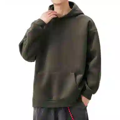 贵色 高端美式重磅基础连帽卫衣 男款