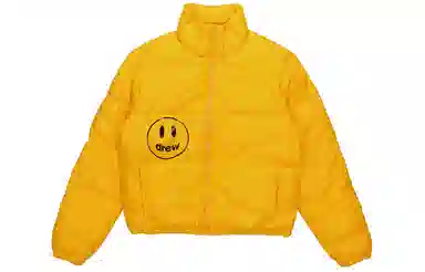 Drew House FW21 Mascot Puffer Jacket-Mascot Golden Yellow
