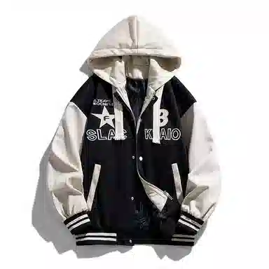 国际米兰足球俱乐部 连帽拼接假两件时尚夹克外套 男女同款