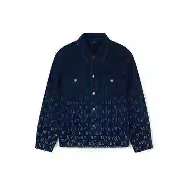 MLB Yankees All Over Print Denim Jacket