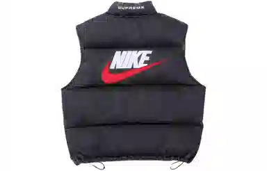 Supreme x Nike Denim Puffer Vest
