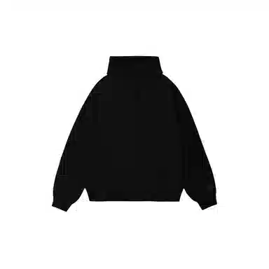 无畏东方纯色拉链卫衣外套纯色极简重磅休闲运动百搭连帽开衫 男女同款