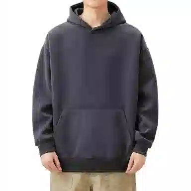 贵色 高端美式重磅基础连帽卫衣 男款