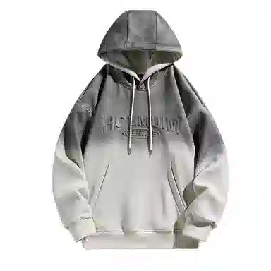 国际米兰足球俱乐部 复古渐变色时尚休闲落肩长袖卫衣 男女同款