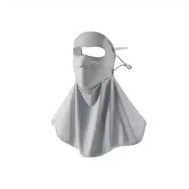 稻草人 全脸遮阳护颈 防紫外线透气 锦纶 防晒面罩 女款