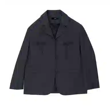 MJ STYLE Long Sleeve Blazer Grey