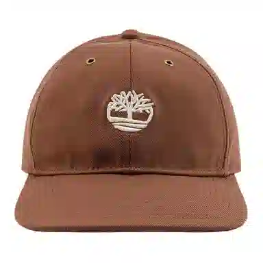 Timberland Logo Cap Brown Red