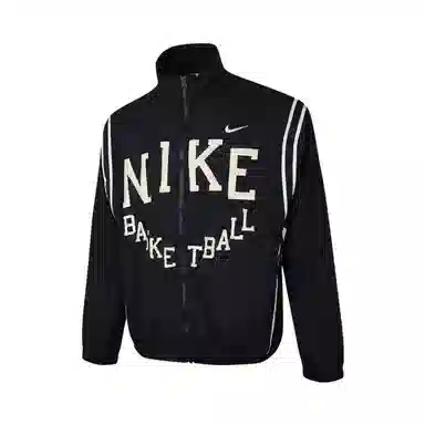 Nike Logo Letter Jacket Black