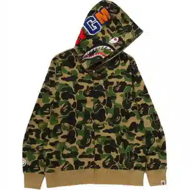 A BATHING APE ABC CAMO Shark Hoodie