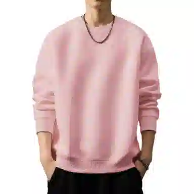 贵色 重磅简约基础款纯色卫衣 男款