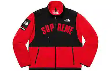 Supreme x The North Face Fleece Jacket Red