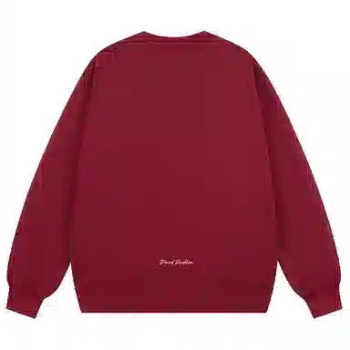 大卫贝肯 简约基础款美式复古纯色日常通勤百搭圆领休闲宽松落肩袖套头卫衣 男女同款