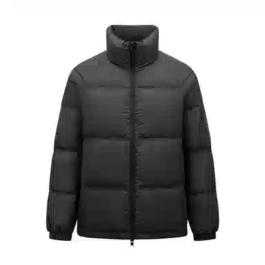 森马 纯色保暖宽松无帽立领羽绒服 男款