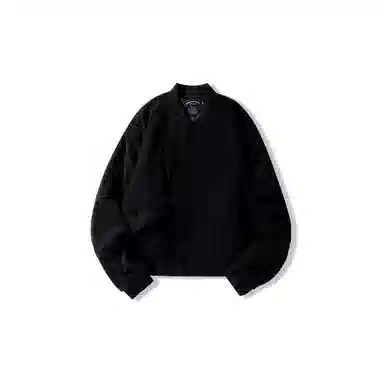 我是大卫 纹理感复古飞行员潮牌棒球服宽松外套夹克 男女同款