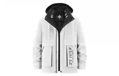 JEEP SPIRIT Casual Letter Print Padded Jacket