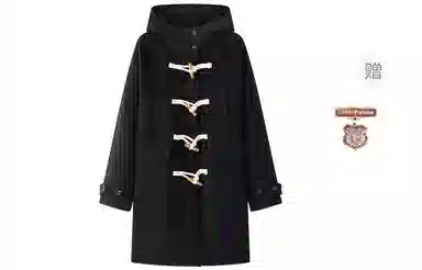 Dongjing Black Wool Coat