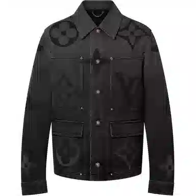 Louis Vuitton FW24 Black Denim Jacket