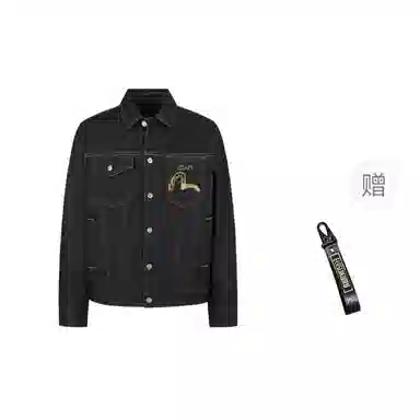 EVISU Seagull Embroidered Denim Jacket