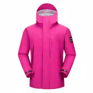 阿尔卑斯  户外登山连帽  防水防风防紫外线耐磨防静电抗菌防泼水防雨冲锋衣 男女同款