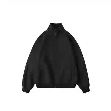 我是大卫 韩版纯色立领休闲百搭时尚长袖夹克外套 男女同款