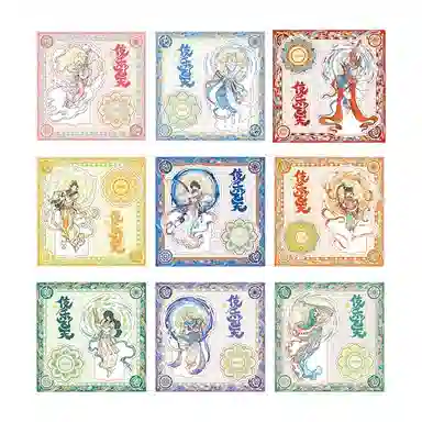 非人哉 敦煌画院联名伎乐飞天系列 亚克力立牌