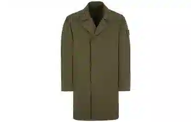 Stone Island Ghost Pieces Coat Military Green