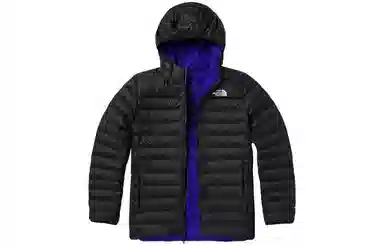 The North Face Logo Zip Hoodie Black