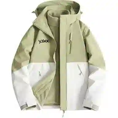 雅鹿优选  三合一防保暖抗静电连帽  防水防风透气耐磨冲锋衣 男女同款