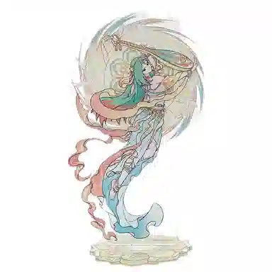 非人哉 敦煌画院联名伎乐飞天系列 亚克力立牌
