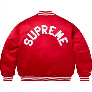 Supreme x Mitchell&Ness Satin Varsity Jacket