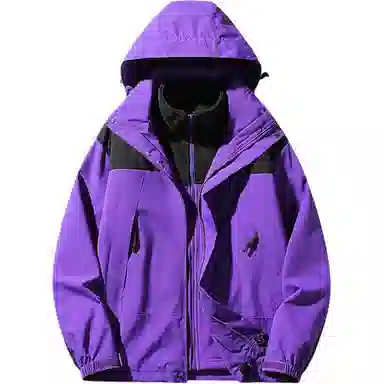 雅鹿优选  休闲简约百搭连帽  防水防风透气耐磨冲锋衣 男女同款