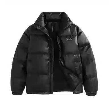 鸭鸭 新年战衣加厚保暖鸭绒休闲宽松立领无帽无性别羽绒服 男女同款