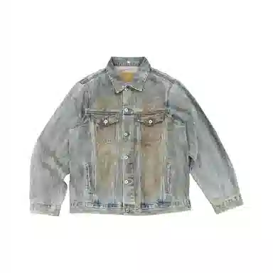 haonanhuang Denim Jacket Blue