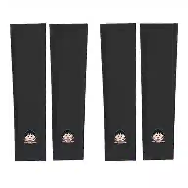 冠辉 夏季樱桃小丸子可爱卡通夏季凉感防紫外线冰袖冰丝高弹护臂轻薄透气舒适时尚户外运动防紫外线 锦纶 防晒袖 男女同款情侣款