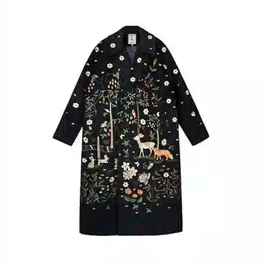 VALLEYOUTH Wool Coat Black