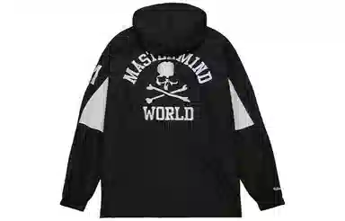 Mitchell & Ness x MASTERMIND WORLD Skull Logo Hoodie Black