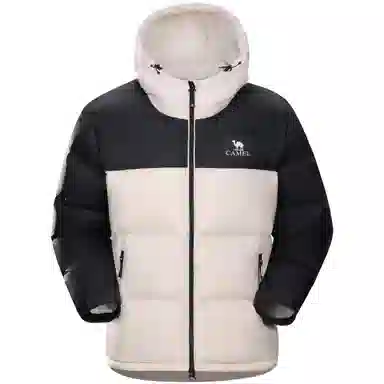 CAMEL Warm Fleece Series Down Jacket