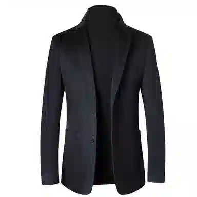 轻奢高端商务休闲百搭保暖羊绒羊毛呢西服外套西装 男款