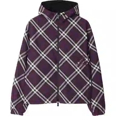 Burberry SS24 Hooded Jacket Purple