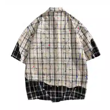 The Simpsons Vintage Graffiti Embroidered Shirt Jacket