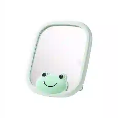 米甜兔 紫色方形化妆镜 便携