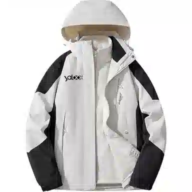 雅鹿优选  纯色拉链连帽  防水防风超轻冲锋衣 男款