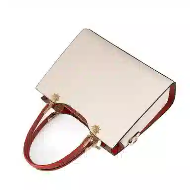 维尼奥 品牌高级感大气优雅通勤包百搭实用妈妈包简约时尚气质高颜值托特包 合成革 手提包单肩斜挎 女款 米白色