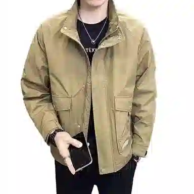 玉儿恋 立领休闲百搭合身长袖夹克外套 男款