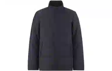 波司登 纯色立领短款防风鹅绒羽绒服 男款