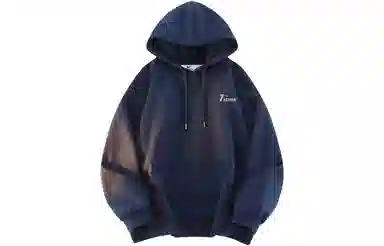 快鱼 韩系时尚重磅个性简约印花基础款多巴胺休闲时尚舒适宽松百搭无性别主义连帽卫衣 男女同款 酒红