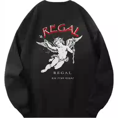 BIG TIME REGAL Pullover Sweatshirt Black