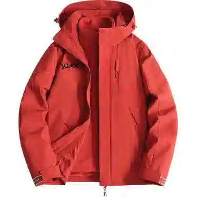 雅鹿优选  三合一防保暖抗静电连帽  防水防风透气耐磨冲锋衣 男女同款